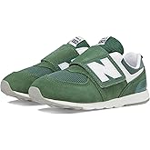 New Balance Kid's 574 New-B V2 Familiar Ground Hook and Loop Sneaker, Nori/White, 2 M Infant