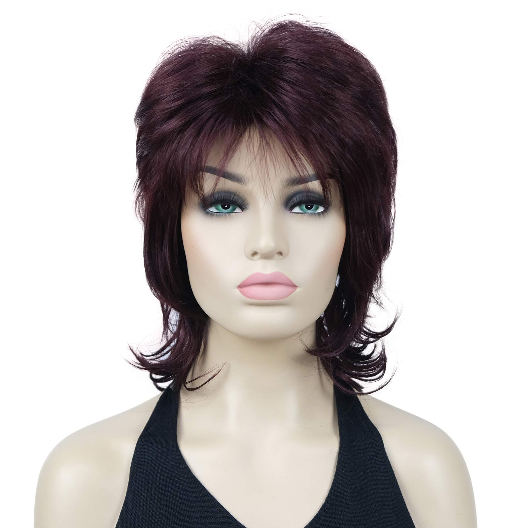 Lydell 16" Long Soft Shaggy Layered Wig Classic Cap Full Natural Synthetic Wigs (99T)