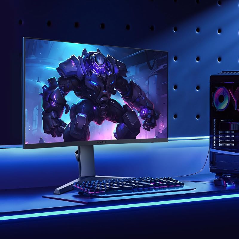 Gaming Monitor 27 Pollici - Schermo WQHD PC, 240Hz, 1ms, Adaptive Sync, Gsync Compatibilità (2560x1440, HDMI, DisplayPort, HDR 400), Nero