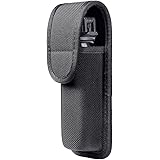 TAFTACFR Molded OC/Mace Spray Pouch, Top Flap Pepper Spray Holster OC/Mace Pepper Spray Black Pouch Hidden Snap(Small for MK3