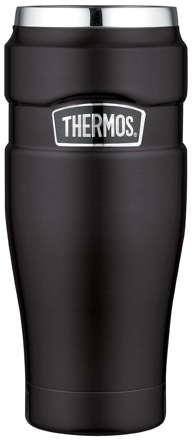 Buy Thermos Stainless King 16 Ounce Travel Tumbler, Matte Black Online
