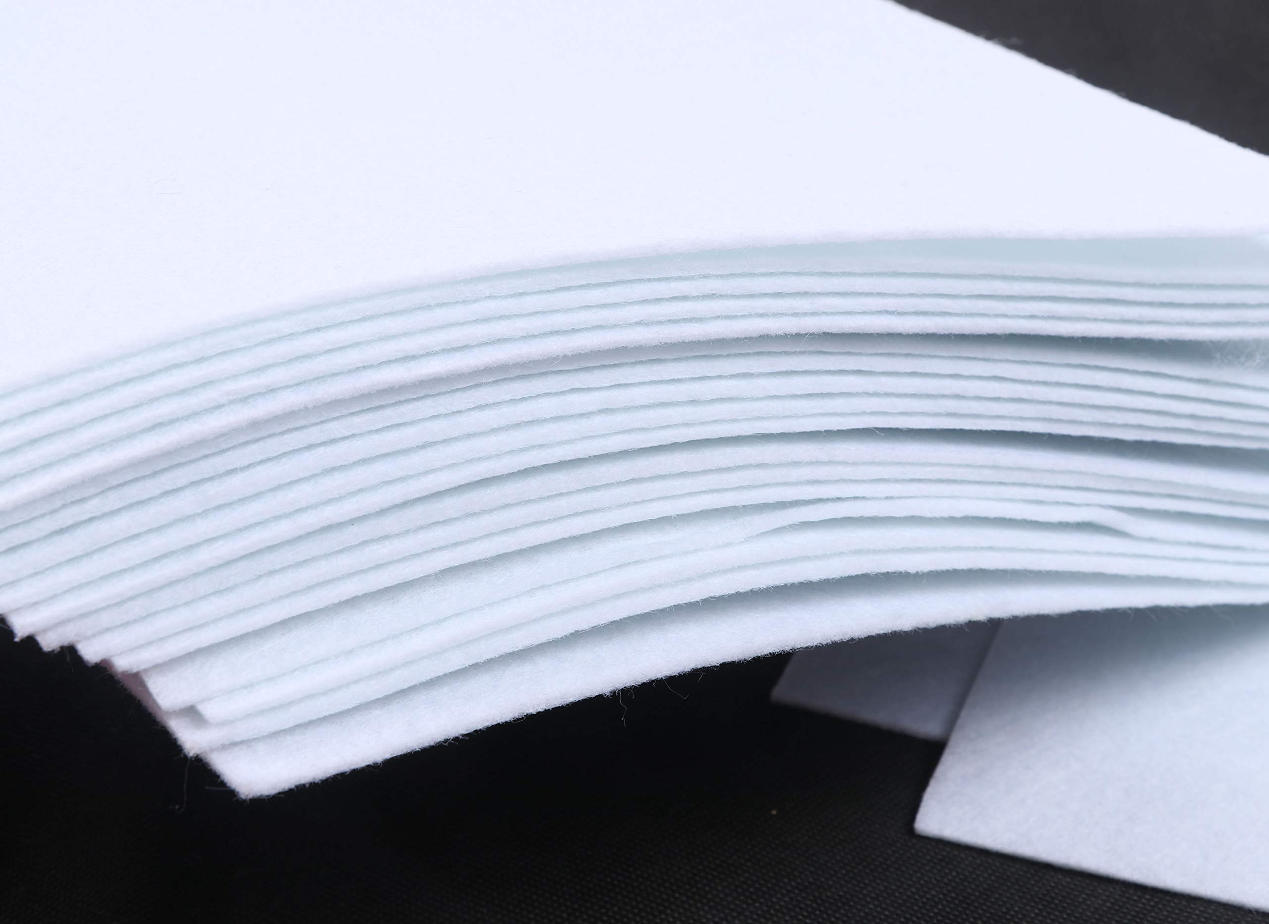 YYCRAFT Stiff Felt Sheets Thick Felt 9 Inch X 12 Inch - 15 Pcs Pack, White