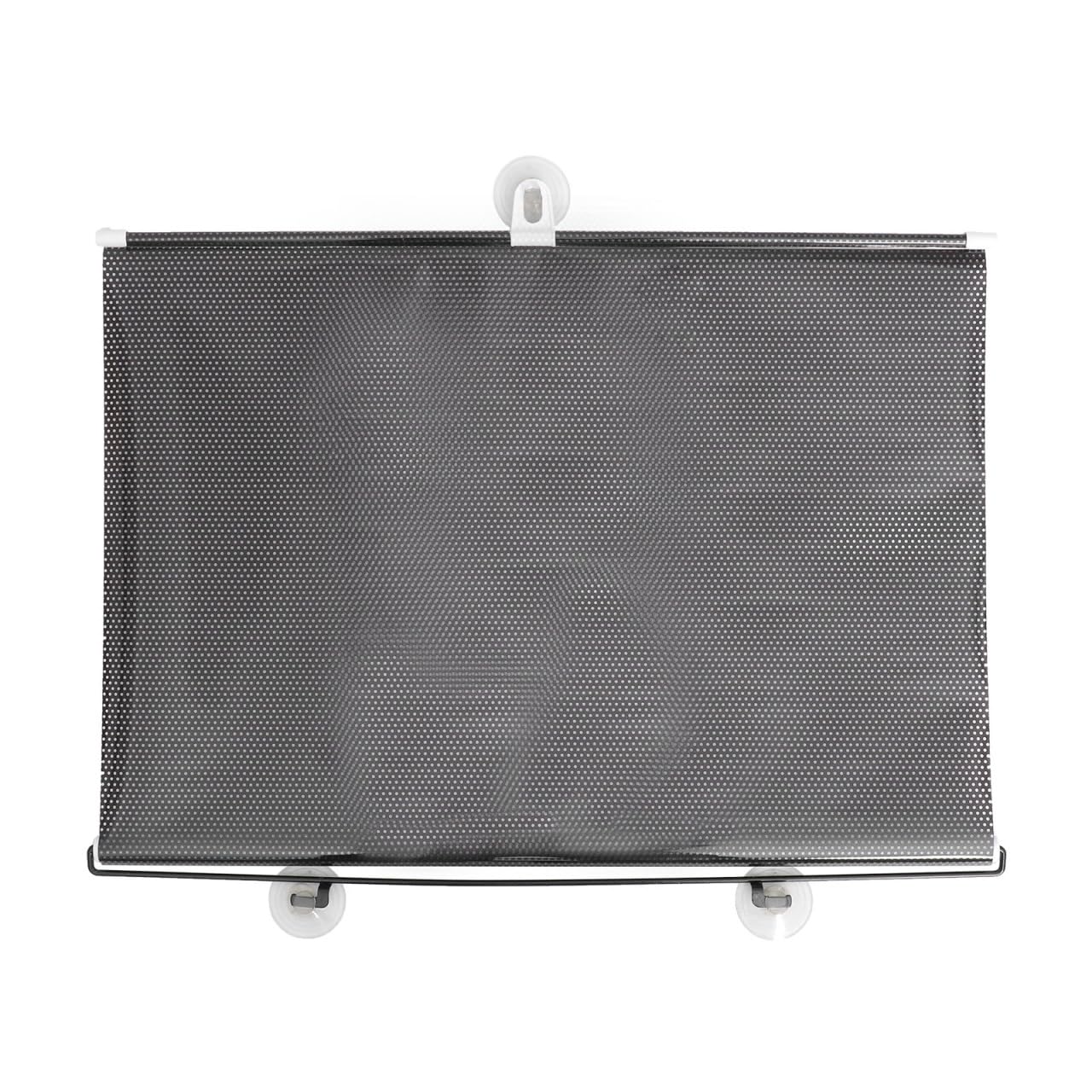 Operitacx Suction Cup Sunshade Curtain 49X20 Inch Blackout Mesh Dot Shade for Balcony and Door Windo