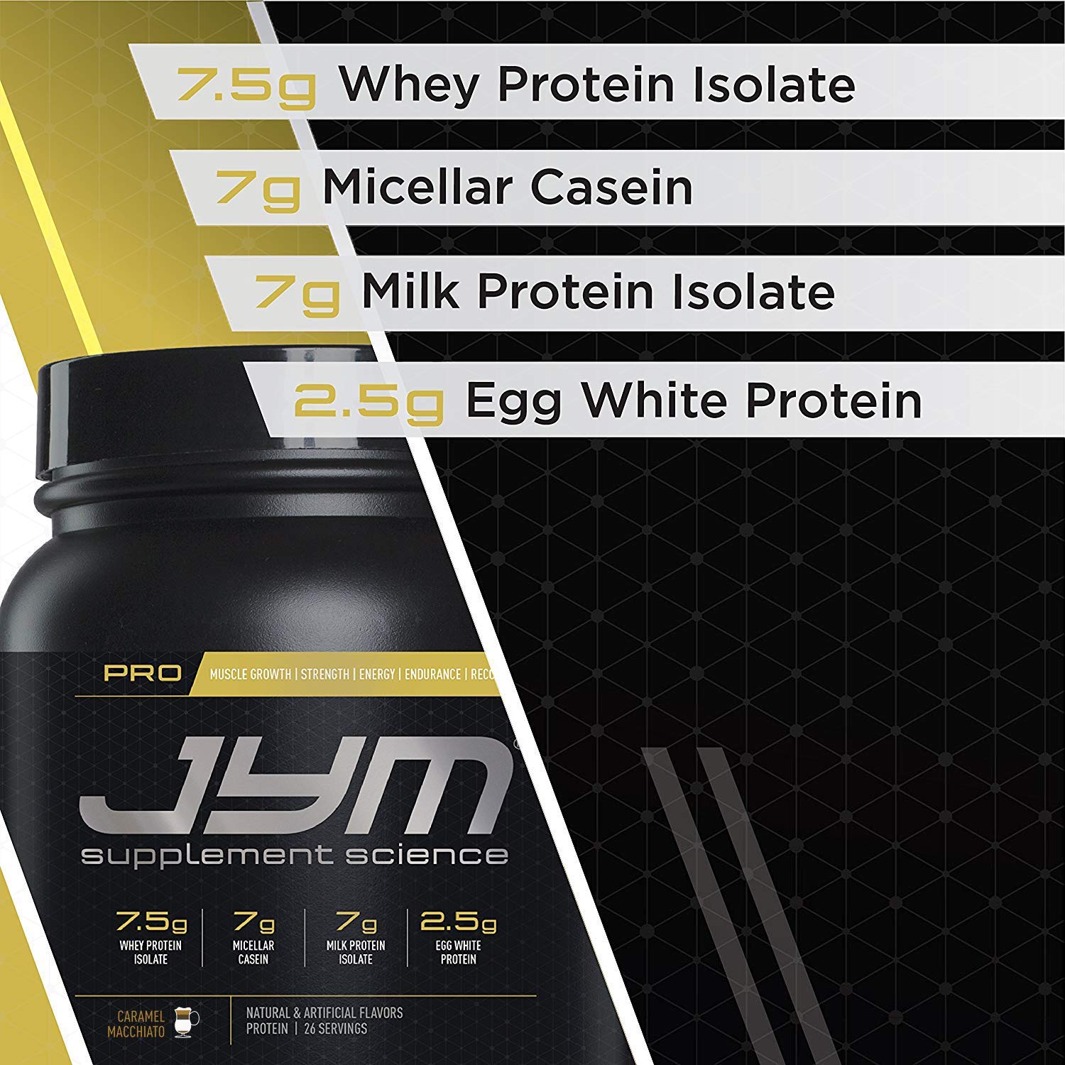 Pro JYM Protein Powder Egg White, Milk, Whey Protein Isolates