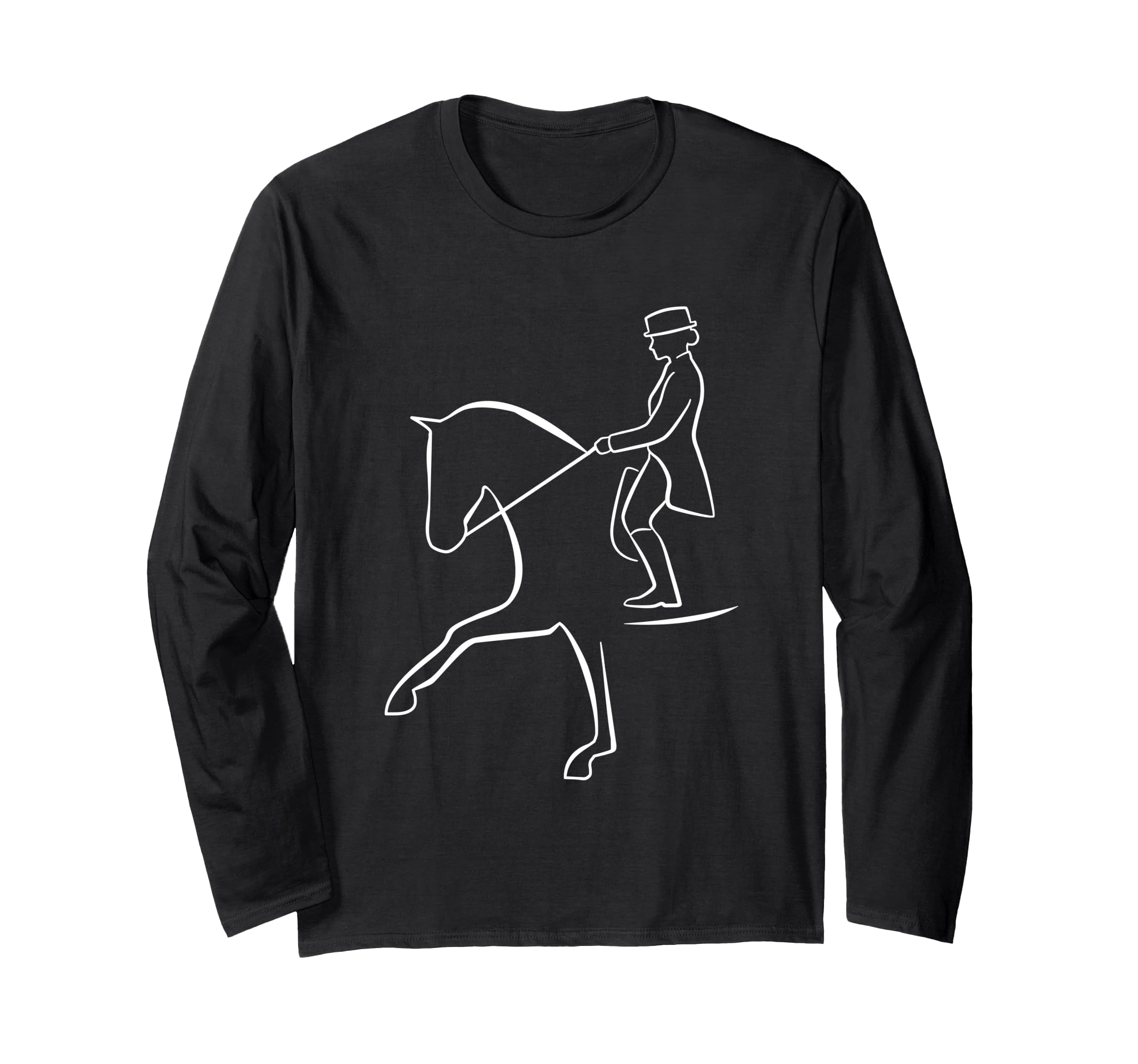 Dressage Horse Long Sleeve T-Shirt
