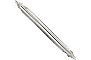 YG-1 - D1C90093 D1C90 High Speed Steel Long Length Center Drill Bit, Uncoated (Bright), Slow Spiral, 60 Degree, 7/64" Diameter x 4" Length (Pack of 1)