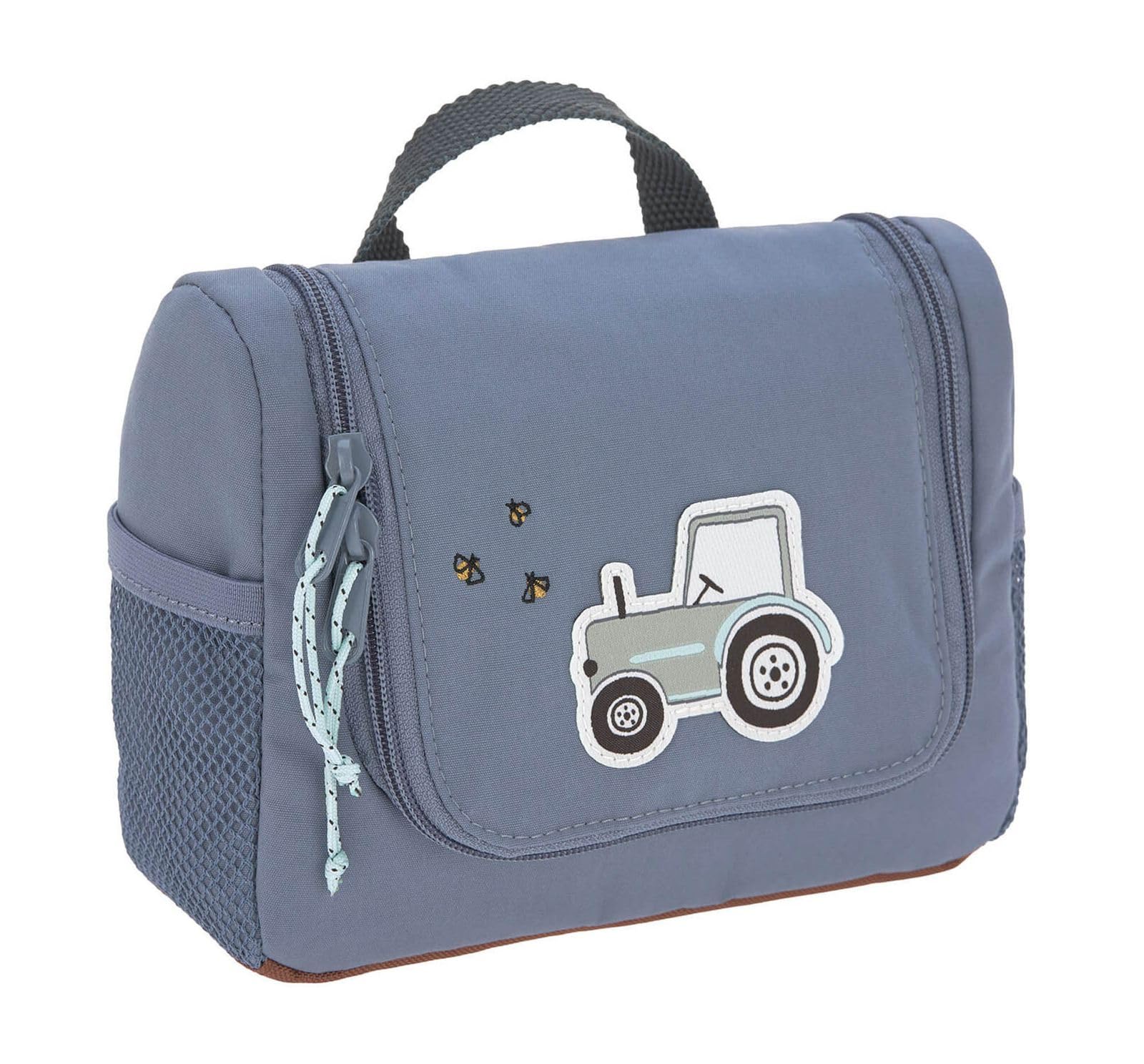 LÄSSIG Adventure Kids toilet bag, 20 cm, Tractor, blue