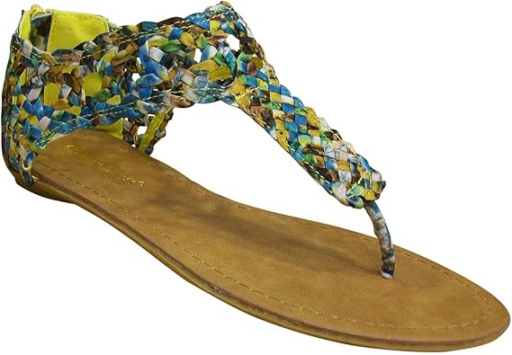 colorful womens sandals