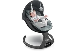 KIDSVIEW Baby Swings for Infants | Electric Bouncer for Babies,Portable Baby Swing for Newborns,5 Speeds,3 Seat Positions