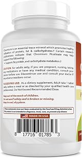 Best Naturals Chromium Picolinate 1000 mcg 240 Tablets view 6