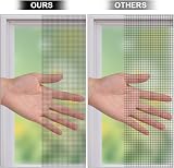 Flintronic Fly Screens for Windows 120x250cm Fiberglass Insect Mesh Black view 5