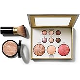 LAURA GELLER Baked Starter Kit Tuscan Dreams - Baked Balance-n-Brighten Powder Foundation + Retractable Angled Kabuki Brush + Best of the Best Palette, Tuscan Dreams fair