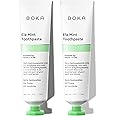 Boka Fluoride Free Travel Size Toothpaste Nano Hydroxyapatite, Helps Remineralize, Appropriate for Sensitive Teeth, Whitening - for Adult, Kids Oral Care - Ela Mint Flavor, 1.3 Fl Oz 2Pk