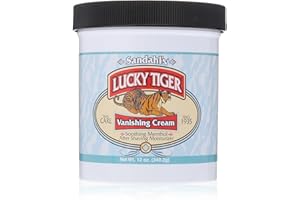 Lucky Tiger Sandahl’s Vanishing Cream, 12 oz | Classic Cooling After-Shave Moisturizer with Menthol & Peppermint Oil | Soothes Razor Burn, Refreshes Skin, Absorbs Fast
