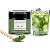 Dragonfly Shimoda Highest Ceremonial Grade Matcha Green Tea Powder - Pure Japanese First Harvest Matcha Powder For Baking, Lattes &amp; Smoothies - Rich Umami Flavor Unsweetened Green Tea - 30g(15 Serving