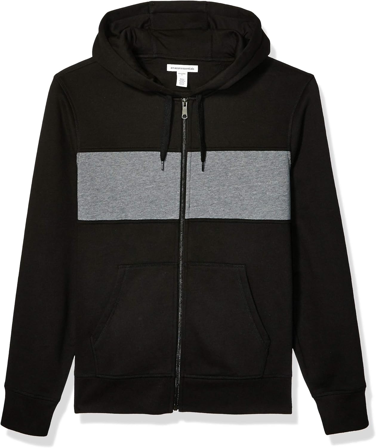 Amazon Essentials Men's Full-Zip Hooded Fleece Sweatshirt