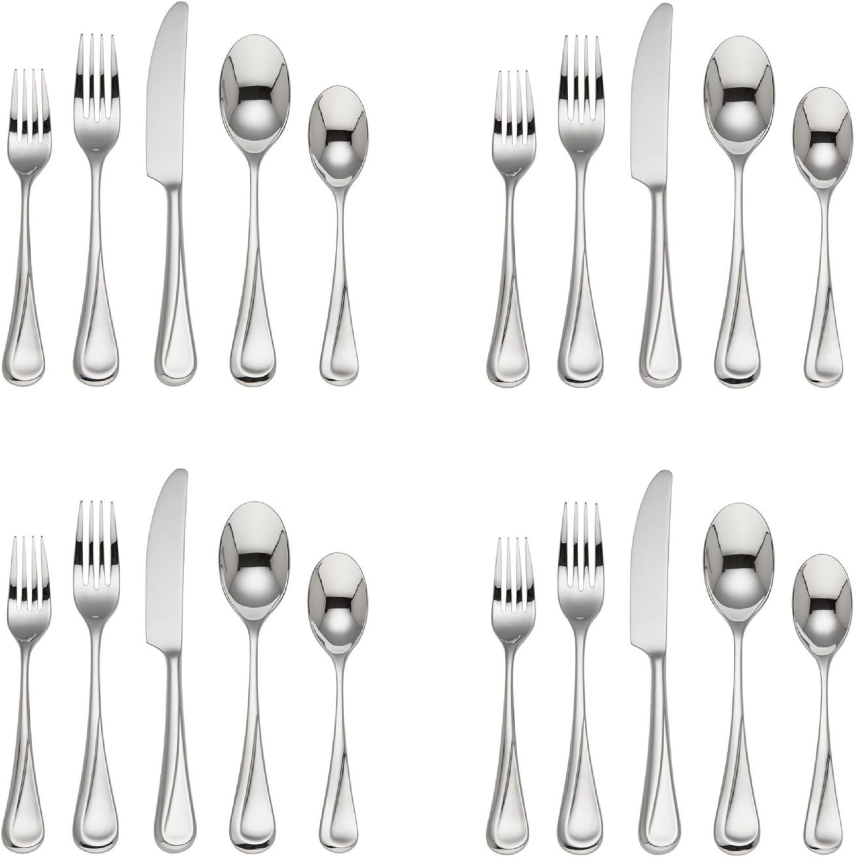 Dansk Tjorn 18/10 Stainless Steel 20pc. Flatware Set (Service for Four)