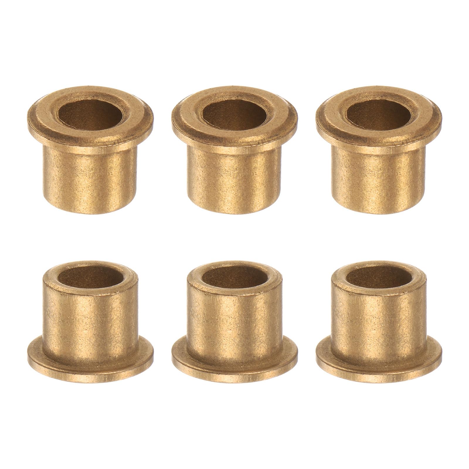 HARFINGTON 6pcs Flange Bearing Sleeve 8mm Bore 12mm