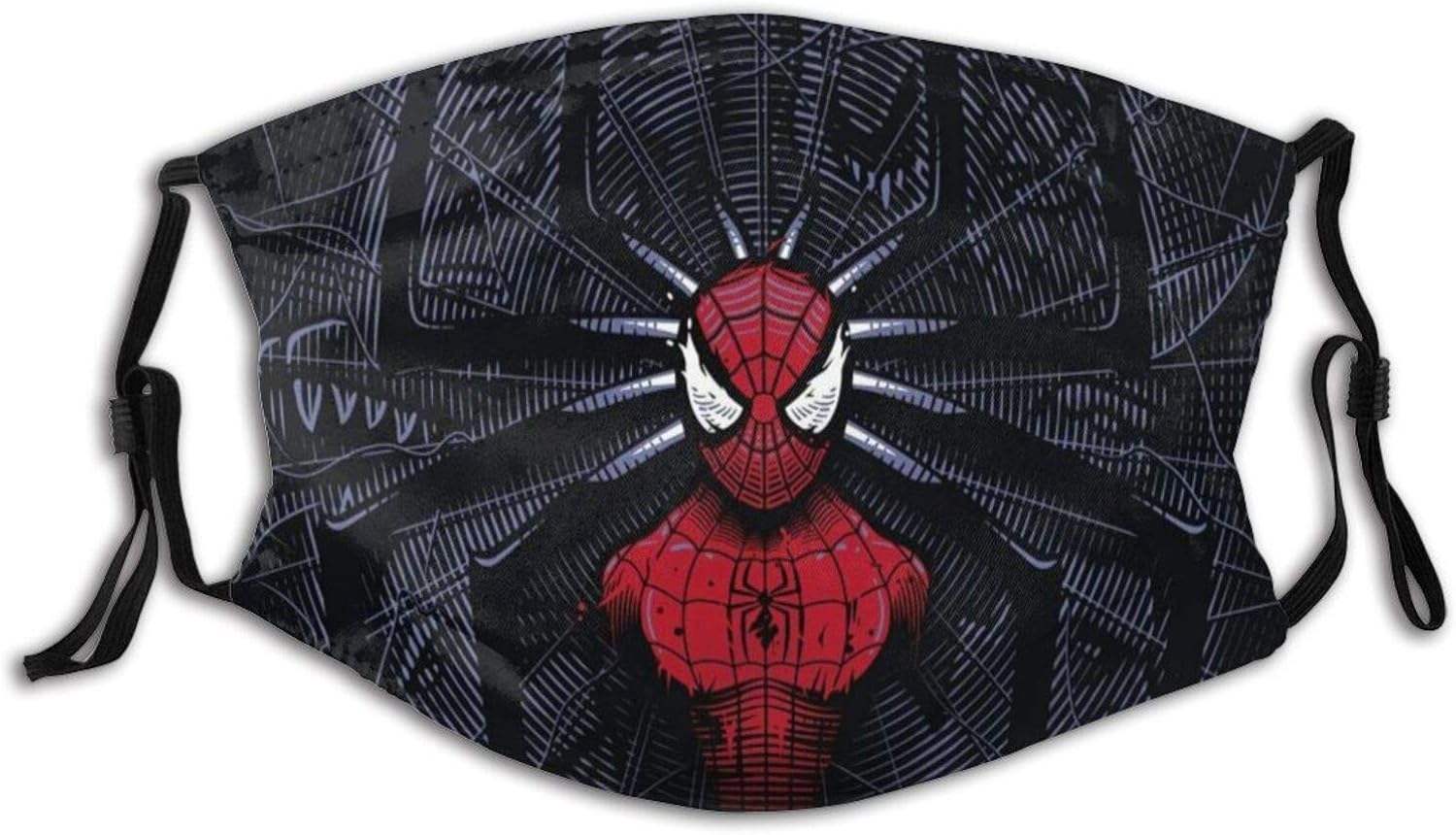 SpiderMan Dark Face Masks Washable Reusable Adjustable 3D Printed Mask Unisex