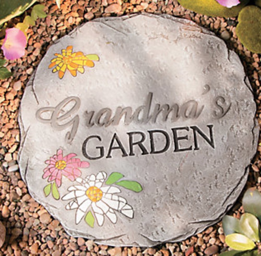 OTC Grandma's Garden Stepping Stone Outdoor & Garden Decor Amazon.co