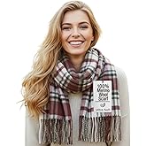 MERINOSNUG Merino Wool Alpaca Winter Scarf for Women, Australian Pashmina Wraps, Soft Cashmere Feel Shawls Holiday Gift