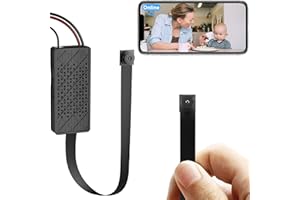 SAMMICINCO Hidden Camera Portable and Wireless Nanny Cam 1080P HD Spy Camera with Motion Detection Security Cameras for Home Office Outdoor