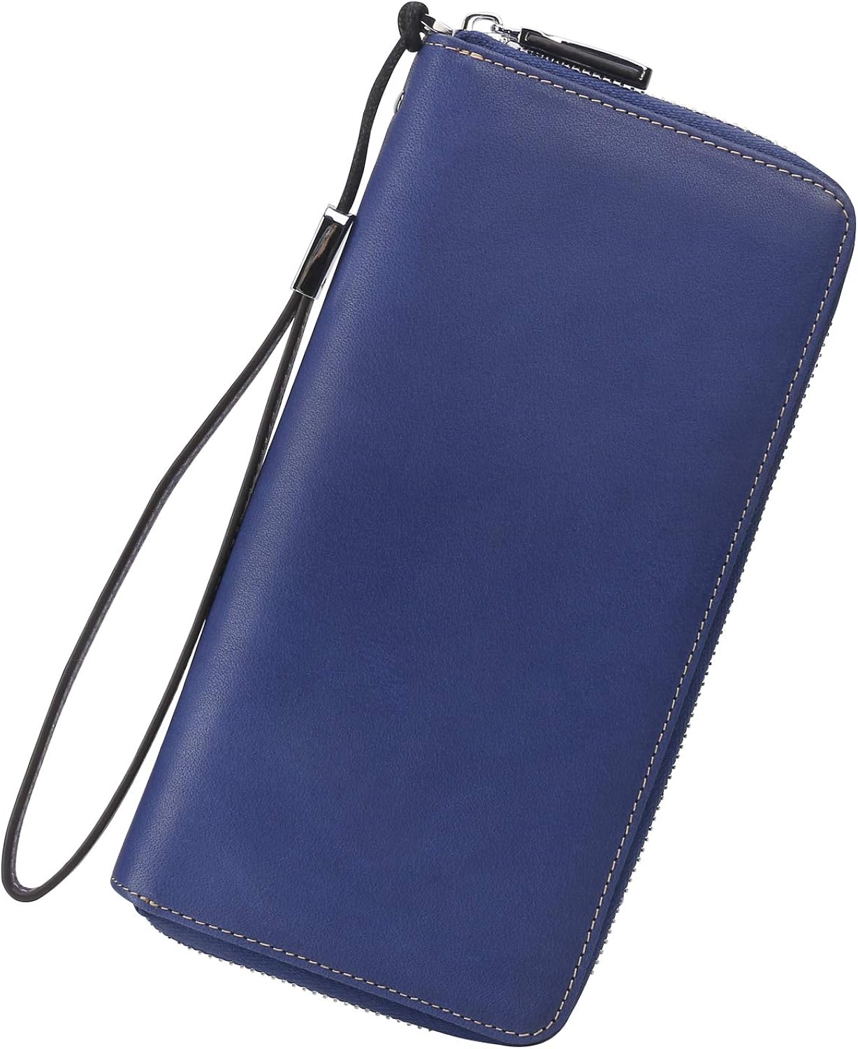 Lavemi Womens RFID Blocking Leather Large Capacity Zip Around Wallet