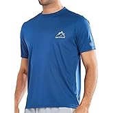 NORTHYARD Men's UPF 50+ Sun Protection Shirts Swim SPF UV Quick Dry Short Sleeve T-Shirts for Athletic Fishing Rash Guard