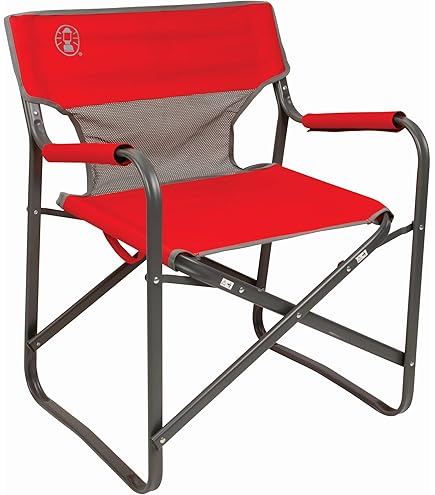 Amazon.com : Coleman Outpost Breeze Steel Deck Chair, Portable