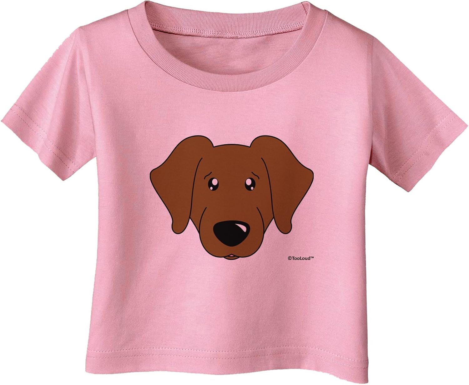 TOOLOUD Cute Chocolate Labrador Retriever Dog Infant TShirt Clothing