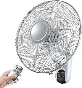Ventilador montado en la Pared con Control Remoto-Temporizador de