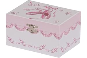 MELE & CO. SINCE 1912 Mele & Co. 00803S16 Clarice Girl's Musical Ballerina Jewelry Box Pink, 6 x 4 x 3
