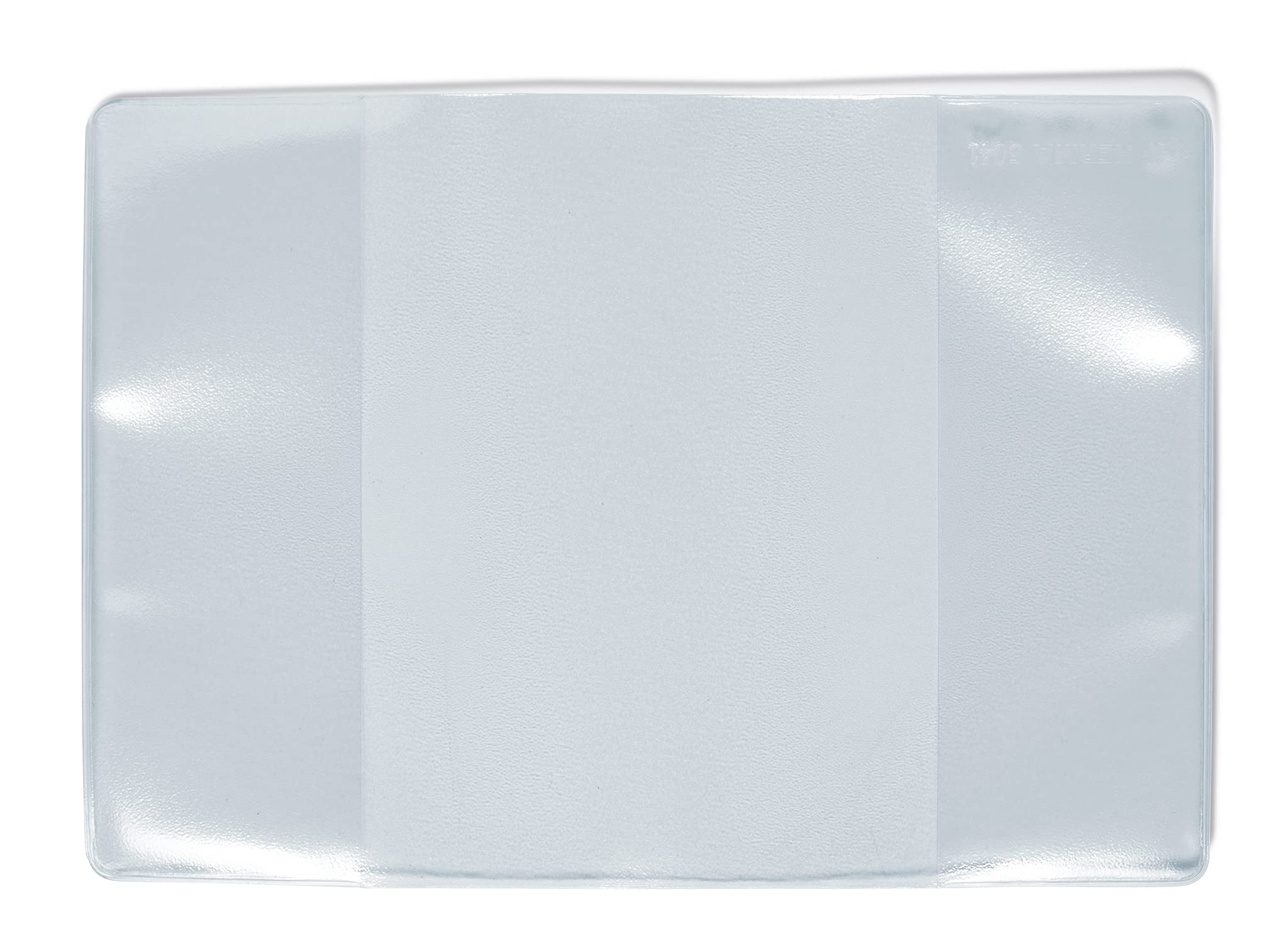 HERMA 5041 ID Card Holder for 2 Cards, Transparent, Pack of 25, 2-Way ID Holder for Protection for Documents in DIN A7 Format, Plastic Card Sleeves Protective Cover Set, Transparent