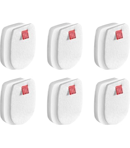 Nispira Schaumstoff-Filzfilter – 3er Set Für Shark IZ300/IZ320 Staubsauger, Waschbar, 9,7x13,0x5,6 Cm