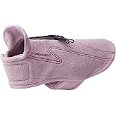 VIVAGLORY Dog Fleece Coat Warm Jacket with Hook and Loop Fastener, Easy to Take on and Off, Winter Vest Sweater for Small Medium Large Dogs Puppy Windproof Clothes for Cold Weather, Pink, XXS