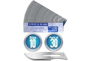 MJW Scalpel Handle No.3 (Blu 30 Pcs Scalpel Edges)