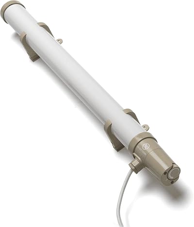 Dimplex ECOT2FT Tubular Heater with Built In Thermostat White Grey