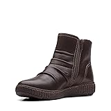 Clarks Women's Caroline Orchid Ankle Boot, Dark
