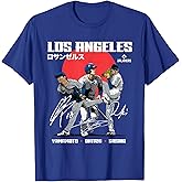 Yamamoto, Ohtani, Sasaki | LA MLB Players | MLBLATRIO201M T-Shirt