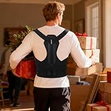 Aollop Posture Corrector for Men and Women Adjustable Back Brace 35-47 in view 5