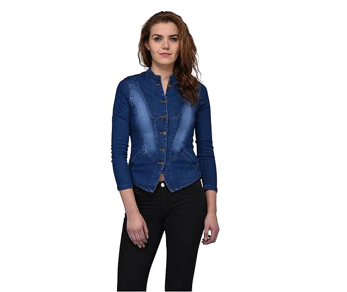 girls short denim jacket