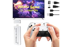 YELLAMI Wireless Retro Handheld Game Console, Built-in 20,000+ Plug-and-Play Retro Video Games, with 23 Classic Simulators, 4K HD HDMI Output and Dual 2.4G Wireless Controller for Easter Gift