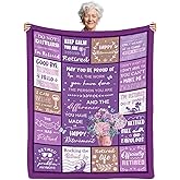 Fiwbnasz Retirement Gift for Woman, Happy Retirement Blanket for Women Men 2026, Funny Retired Blanket for Women, Funny Farewell Gifts for Coworkers, Going Away Gift 60" x 80"