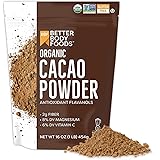 BetterBody Foods Organic Cacao Powder, Non-GMO, Gluten-Free, Cocoa, 16 Ounce