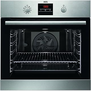 AEG BPS33102ZM Einbaubackofen / Backofen mit Pyrolyse-Selbstreinigungsfunktion / Backofen mit 72 Liter Garraum / Edelstahl-Beschichtung mit Antifingerprint