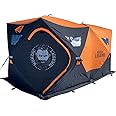 Nordic Legend Aurora Series Pop-Up Portable Ice Fishing Shelter (Aurora Double 4-6 Person Insulated)