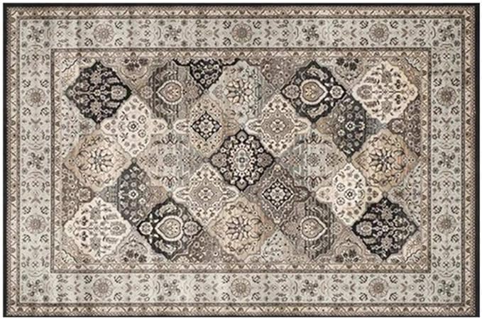 Vintage Easy Clean Area Rugs 5 3x4 Ft Living Room Carpet Comfy Bedroom Home Decorate Floor Mat 8 Amazon Co Uk Kitchen Home