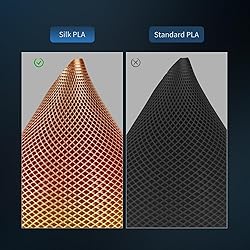 ANYCUBIC Silk Filament, Clog-Free Shiny FDM Printer