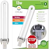 OttLite 13-Watt CFL Replacement Tube, Type E, Electronic Ballast PL13-E-FFP | For OttLite 13W Lamps Purchased AFTER 2008 | For OttLite Lamps ONLY | Rated 10,000-Hour Life