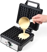 Salter Waffle Maker Dual Non-Stick Plates 1600W Adjustable Temp view 9
